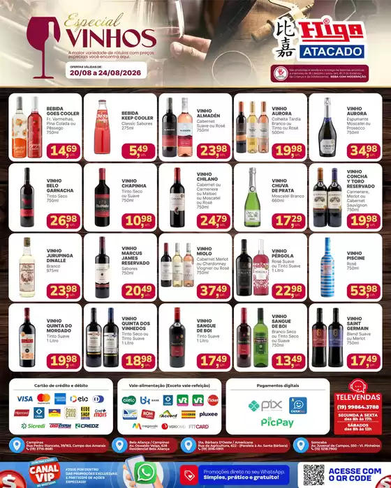 Catálogo Higa Atacado | Higa atacado folheto vinhos 20260820 20260824 Kfu5o7qY1j8z | 2026-08-20T00:00:00.000Z - 2026-08-24T00:00:00.000Z