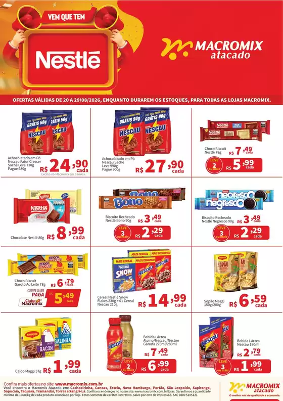 Catálogo Macromix Atacado | Ofertas para caçadores de pechinchas | 2026-08-20T00:00:00.000Z - 2026-08-29T00:00:00.000Z