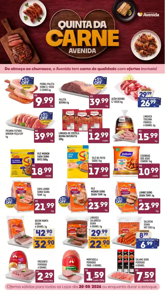 Catálogo Supermercados Avenida | Melhores ofertas para todos os caçadores de pechinchas | 2026-08-20T00:00:00.000Z - 2026-08-20T00:00:00.000Z