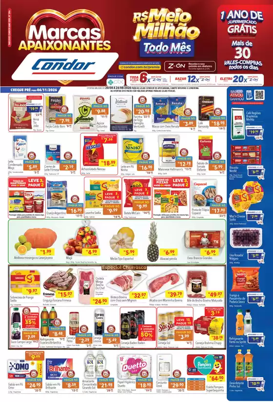Catálogo Supermercados Condor | Ofertas exclusivas para nossos clientes | 2026-08-20T00:00:00.000Z - 2026-08-26T00:00:00.000Z