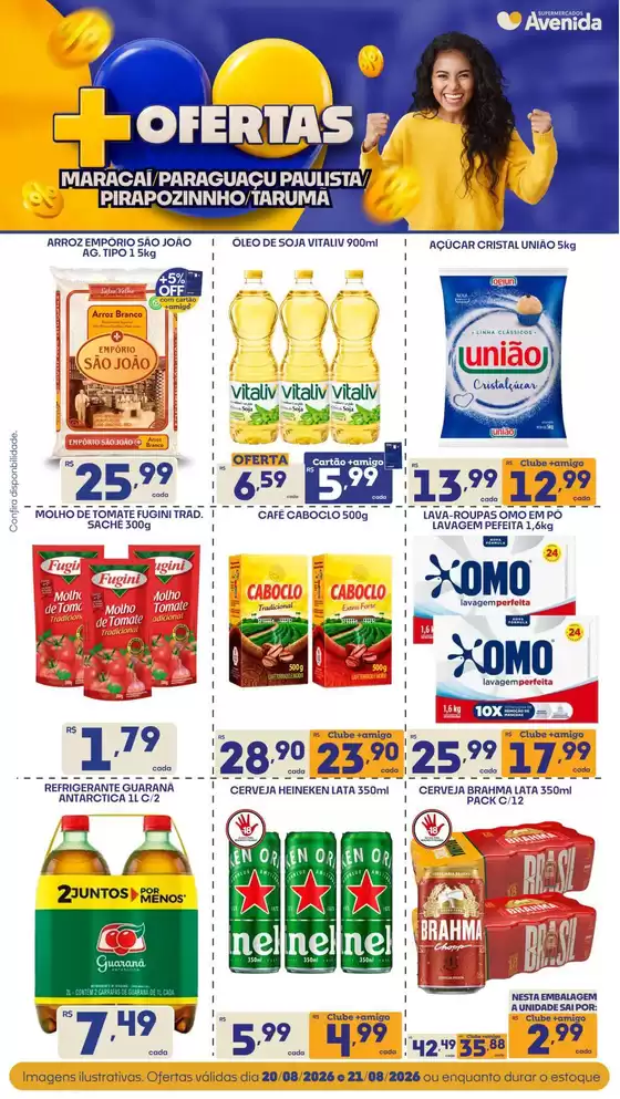 Catálogo Supermercados Avenida | Ofertas especiais para você | 2026-08-20T00:00:00.000Z - 2026-08-21T00:00:00.000Z