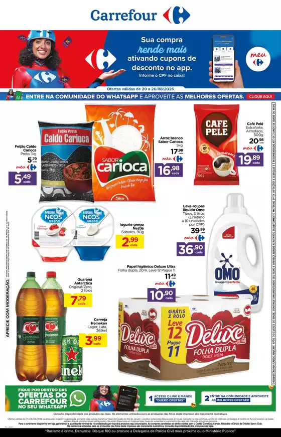 Catálogo Carrefour | SUA COMPRA RENDE MAIS | 2026-08-20T00:00:00.000Z - 2026-08-26T00:00:00.000Z