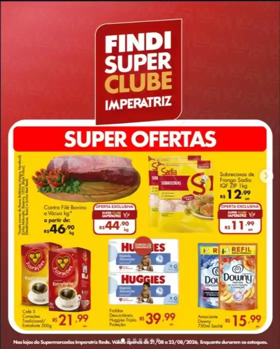 Catálogo Supermercados Imperatriz | Ofertas | 2026-08-21T00:00:00.000Z - 2026-08-23T00:00:00.000Z