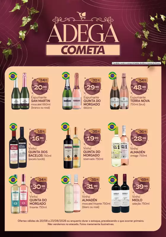 Catálogo Cometa Supermercados | ADEGA COMETA | 2026-08-21T00:00:00.000Z - 2026-08-23T00:00:00.000Z