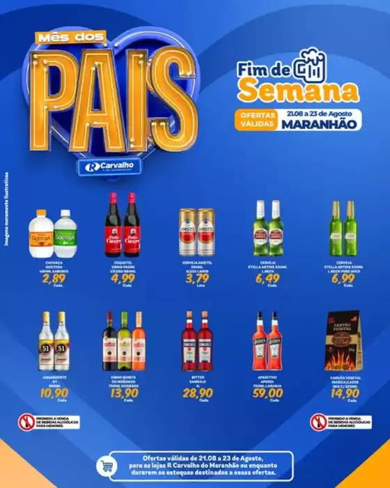 Catálogo R Carvalho Supermercado | Ofertas especiais para você curtir o fim de semana! | 2026-08-21T00:00:00.000Z - 2026-08-23T00:00:00.000Z