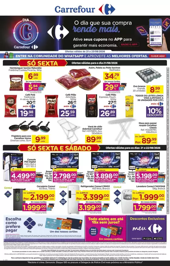 Catálogo Carrefour em Duque de Caxias | Ótima oferta para todos os clientes | 2026-08-21T00:00:00.000Z - 2026-08-23T00:00:00.000Z