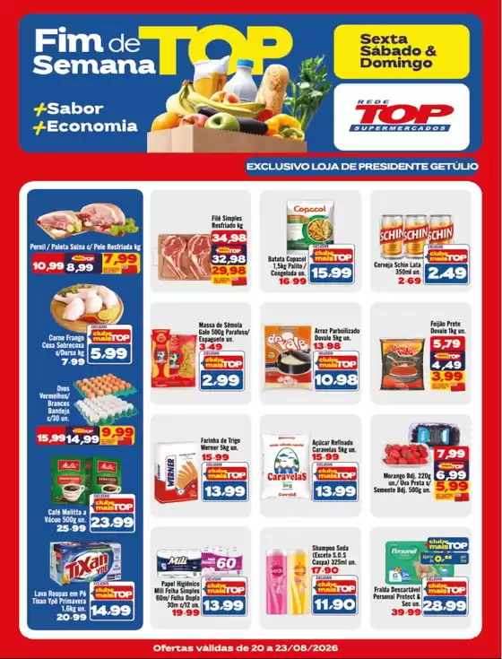 Catálogo Rede Top | Ofertas e promoções atuais | 2026-08-20T00:00:00.000Z - 2026-08-23T00:00:00.000Z