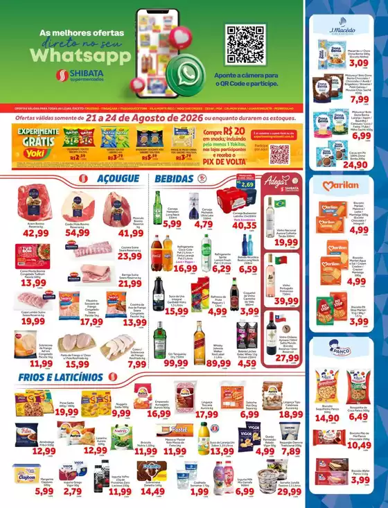 Catálogo Shibata Supermercados | Ofertas exclusivas para nossos clientes | 2026-08-21T00:00:00.000Z - 2026-08-24T00:00:00.000Z