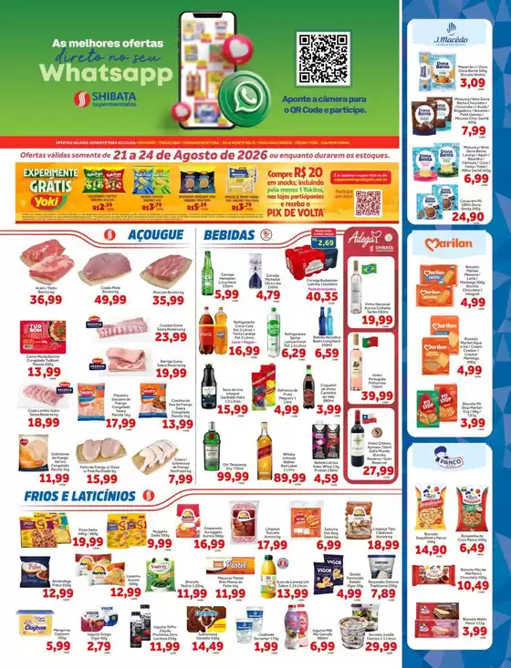 Catálogo Shibata Supermercados | Novas ofertas para descobrir | 2026-08-21T00:00:00.000Z - 2026-08-24T00:00:00.000Z