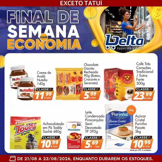 Catálogo Delta Supermercados | Encarte Delta Supermercados | 2026-08-21T00:00:00.000Z - 2026-08-23T00:00:00.000Z