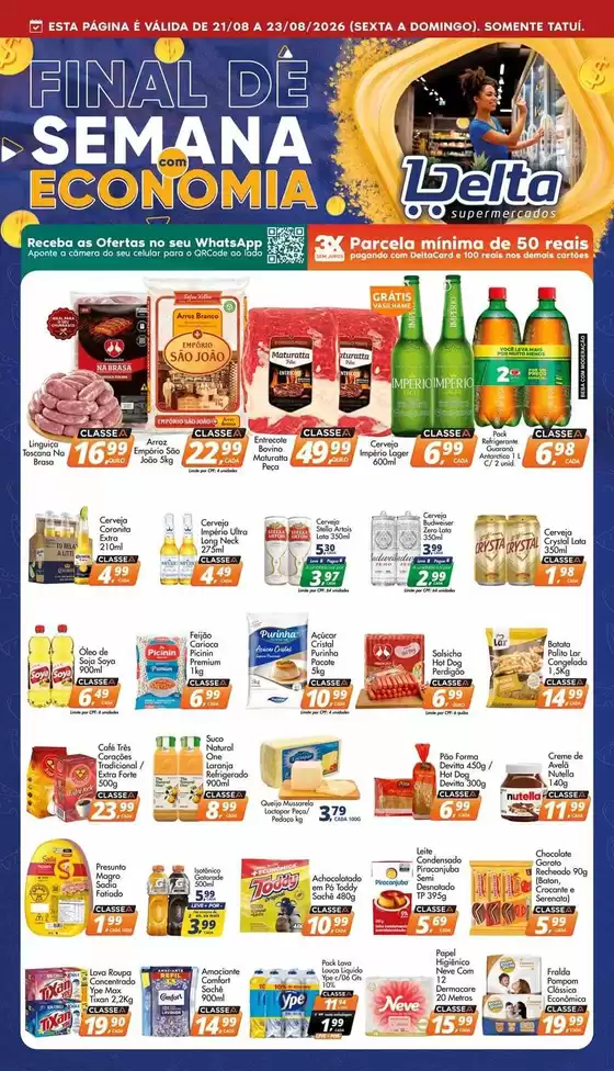 Catálogo Delta Supermercados | Descubra ofertas atraentes | 2026-08-21T00:00:00.000Z - 2026-08-23T00:00:00.000Z