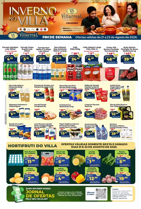 Catálogo Villarreal Supermercados | Ofertas exclusivas | 2026-08-21T00:00:00.000Z - 2026-08-23T00:00:00.000Z