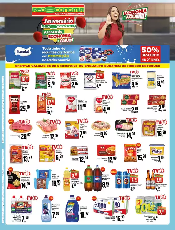 Catálogo Princesa Supermercados | Aniversario Redeconomia - 20 a 23/08 | 2026-08-20T00:00:00.000Z - 2026-08-24T00:00:00.000Z