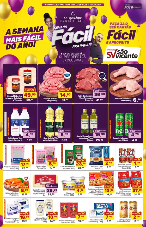 Catálogo Supermercados São Vicente | Nossas melhores ofertas para você | 2026-08-21T00:00:00.000Z - 2026-08-23T00:00:00.000Z