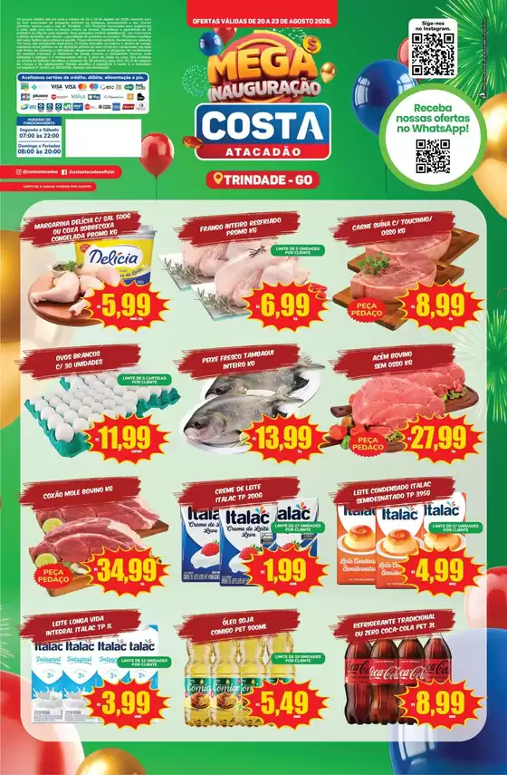 Catálogo Costa Atacadão | Grandes descontos em produtos selecionados | 2026-08-20T00:00:00.000Z - 2026-08-23T00:00:00.000Z