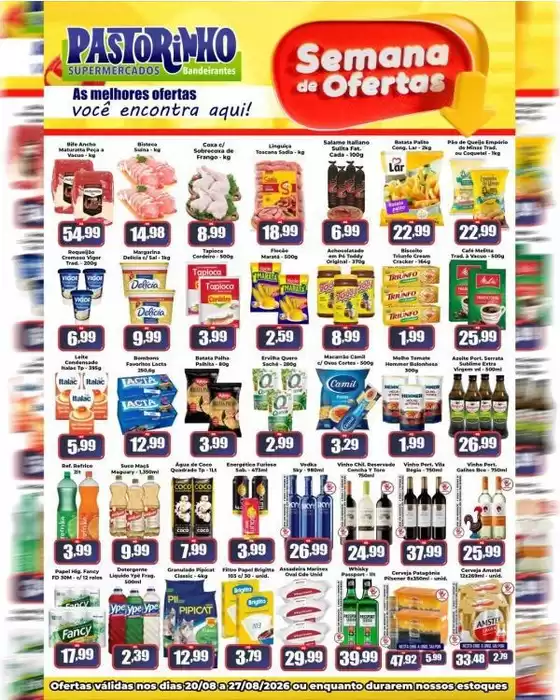 Catálogo Supermercado Pastorinho | Ofertas exclusivas | 2026-08-20T00:00:00.000Z - 2026-08-27T00:00:00.000Z