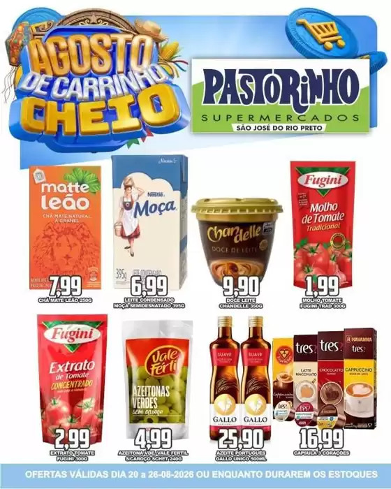 Catálogo Supermercado Pastorinho | Melhores ofertas para todos os clientes | 2026-08-20T00:00:00.000Z - 2026-08-26T00:00:00.000Z