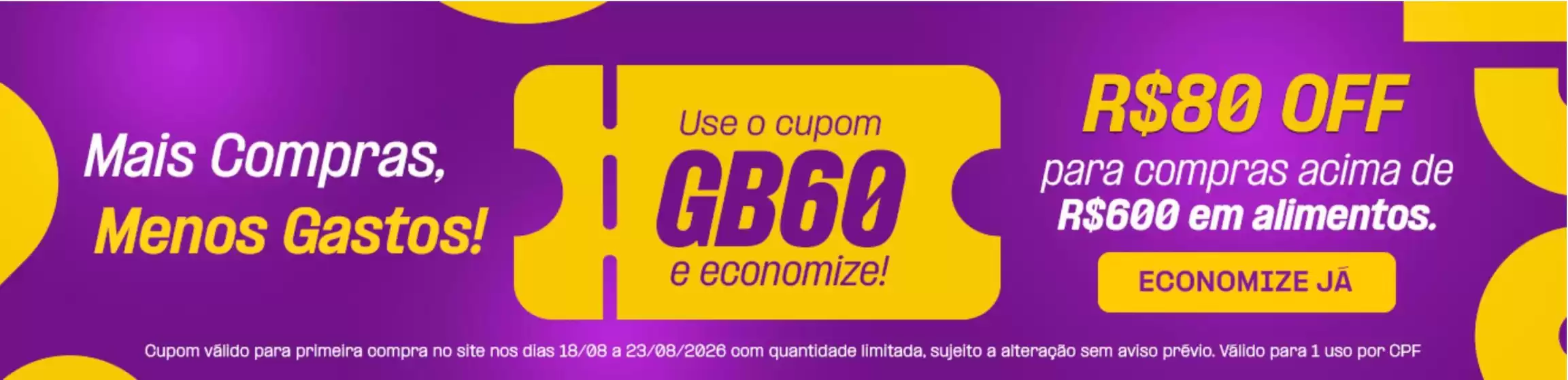 Catálogo GBarbosa | Melhores ofertas e descontos | 2026-08-18T00:00:00.000Z - 2026-08-23T00:00:00.000Z