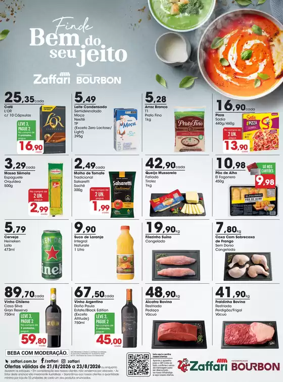 Catálogo Zaffari | Anúncio Final de Semana | 2026-08-21T00:00:00.000Z - 2026-08-23T00:00:00.000Z