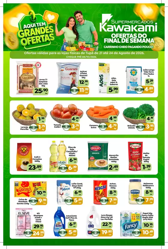 Catálogo Supermercados Kawakami | Ofertas - Tupã | 2026-08-21T00:00:00.000Z - 2026-08-24T00:00:00.000Z