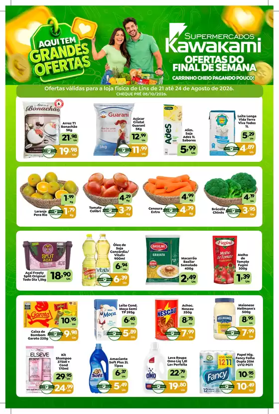 Catálogo Supermercados Kawakami | Ofertas - Lins | 2026-08-21T00:00:00.000Z - 2026-08-24T00:00:00.000Z