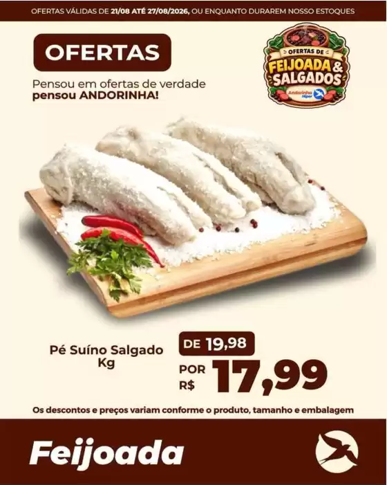 Catálogo Andorinha Hipermercado | Encarte Andorinha Hipermercado | 2026-08-21T00:00:00.000Z - 2026-08-27T00:00:00.000Z