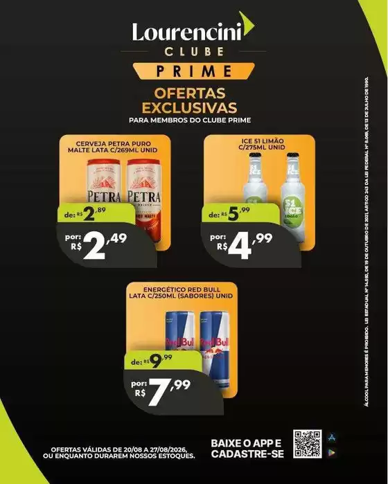 Catálogo Lourencini Supermercados | Melhores ofertas para todos os caçadores de pechinchas | 2026-08-20T00:00:00.000Z - 2026-08-27T00:00:00.000Z
