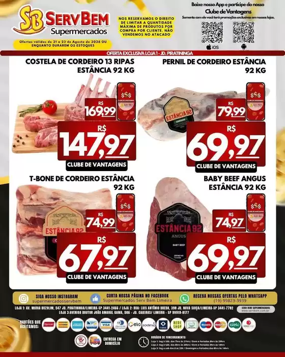 Catálogo ServBem | Encarte ServBem | 2026-08-21T00:00:00.000Z - 2026-08-23T00:00:00.000Z