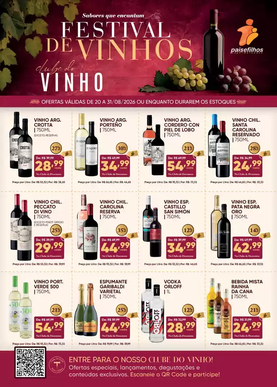 Catálogo Pais e Filhos Supermercados | PF 20 08 26 Festival Vinho Saida | 2026-08-20T00:00:00.000Z - 2026-08-31T00:00:00.000Z