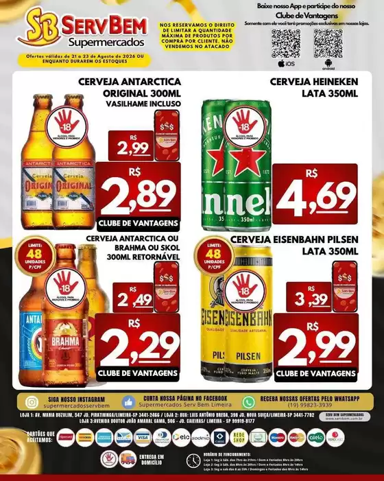 Catálogo ServBem | Grandes descontos em produtos selecionados | 2026-08-21T00:00:00.000Z - 2026-08-23T00:00:00.000Z