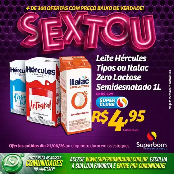 Catálogo Superbom Supermercados | Descontos e promoções | 2026-08-21T00:00:00.000Z - 2026-08-21T00:00:00.000Z