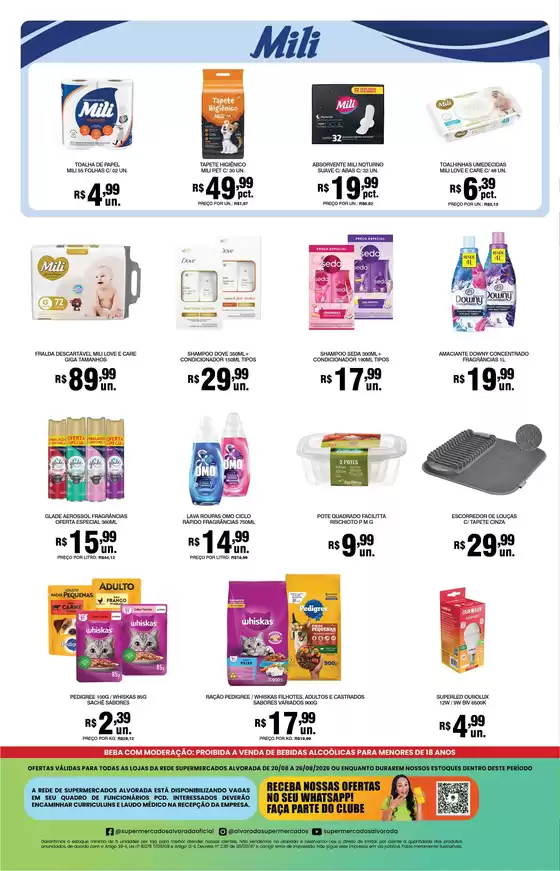 Catálogo Supermercados Alvorada | Descontos e promoções | 2026-08-21T00:00:00.000Z - 2026-08-26T00:00:00.000Z