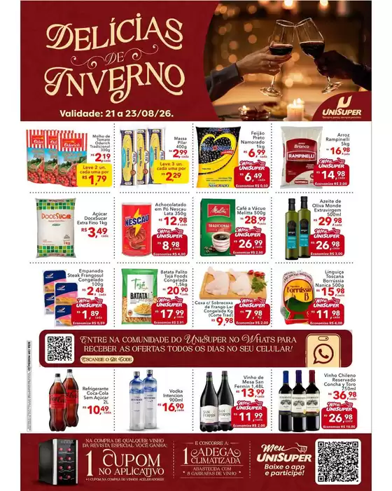Catálogo UniSuper | Promoções especiais em andamento | 2026-08-21T00:00:00.000Z - 2026-08-23T00:00:00.000Z