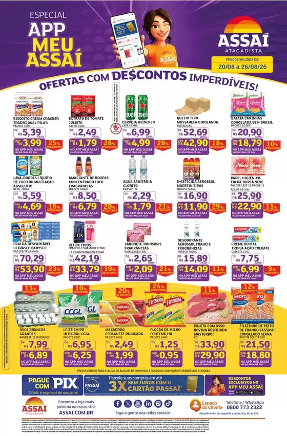 Catálogo Assaí Atacadista | Encarte Assaí Atacadista 170149-573 | 2026-08-21T00:00:00.000Z - 2026-08-26T00:00:00.000Z