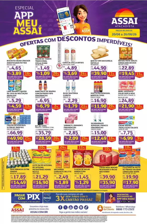 Catálogo Assaí Atacadista | Encarte Assaí Atacadista 170150-574 | 2026-08-21T00:00:00.000Z - 2026-08-26T00:00:00.000Z