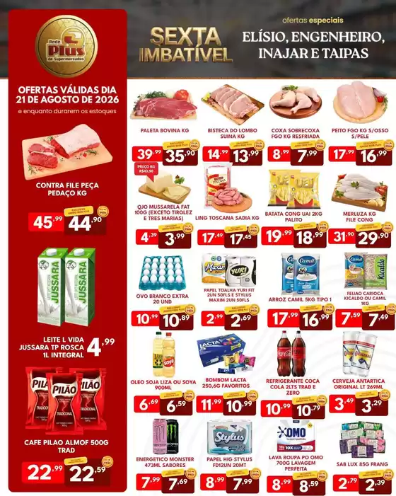 Catálogo Rede Plus Supermercados | Melhores ofertas e descontos | 2026-08-21T00:00:00.000Z - 2026-08-21T00:00:00.000Z