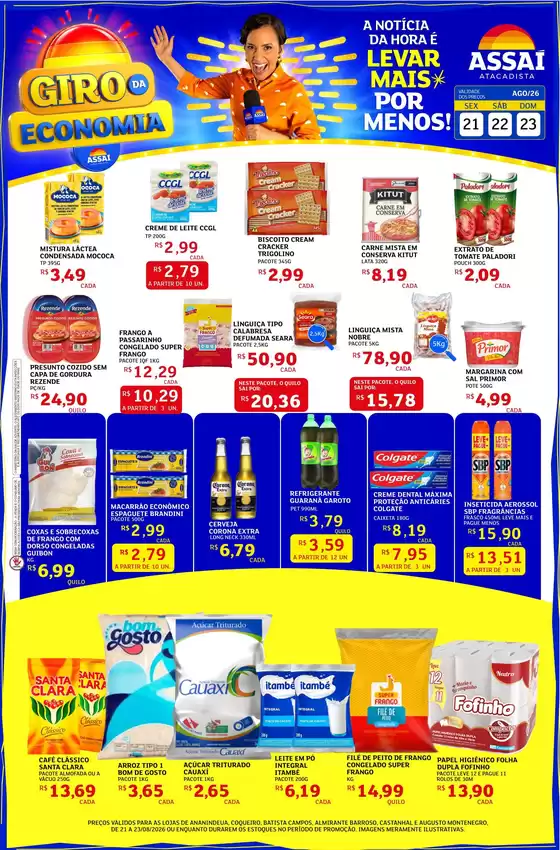 Catálogo Assaí Atacadista | Encarte Assaí Atacadista 49700-63 | 2026-08-21T00:00:00.000Z - 2026-08-23T00:00:00.000Z