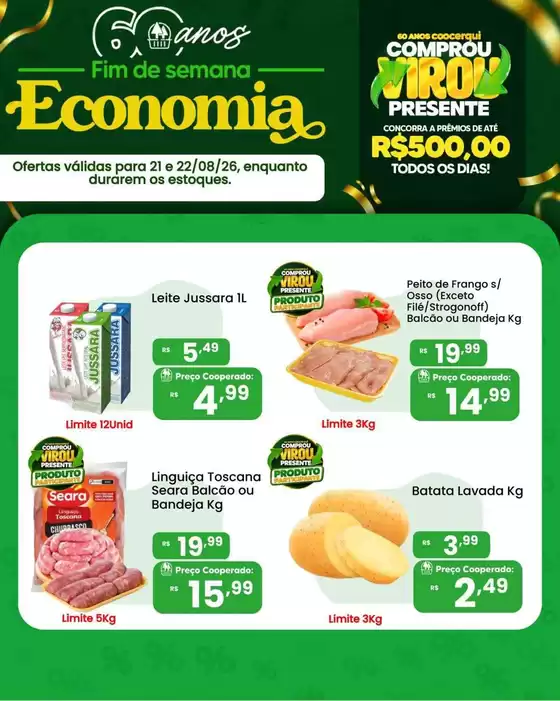 Catálogo Coocerqui | Pechinchas e ofertas atuais | 2026-08-21T00:00:00.000Z - 2026-08-22T00:00:00.000Z