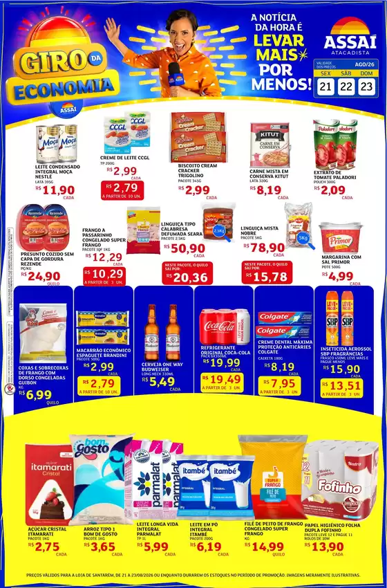 Catálogo Assaí Atacadista | Encarte Assaí Atacadista 49700-65 | 2026-08-21T00:00:00.000Z - 2026-08-23T00:00:00.000Z
