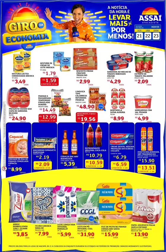 Catálogo Assaí Atacadista | Encarte Assaí Atacadista 49700-442 | 2026-08-21T00:00:00.000Z - 2026-08-23T00:00:00.000Z
