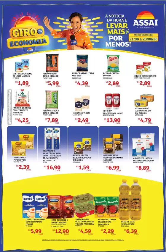Catálogo Assaí Atacadista | Encarte Assaí Atacadista 170191-602 | 2026-08-21T00:00:00.000Z - 2026-08-23T00:00:00.000Z