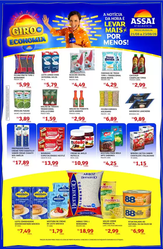 Catálogo Assaí Atacadista | Encarte Assaí Atacadista 170192-604 | 2026-08-21T00:00:00.000Z - 2026-08-23T00:00:00.000Z