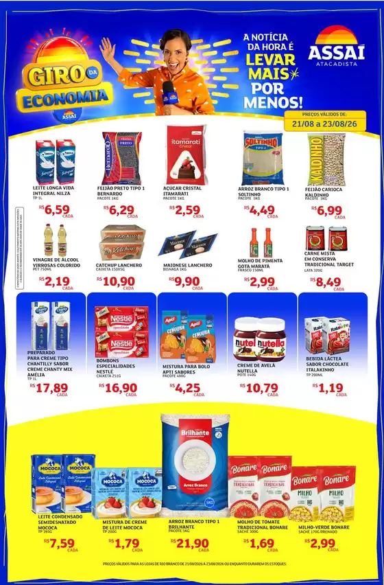 Catálogo Assaí Atacadista | Encarte Assaí Atacadista 170189-605 | 2026-08-21T00:00:00.000Z - 2026-08-23T00:00:00.000Z