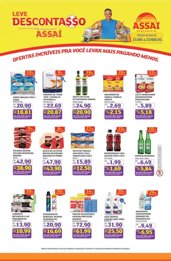 Catálogo Assaí Atacadista | Encarte Assaí Atacadista 170228-513 | 2026-08-21T00:00:00.000Z - 2026-08-23T00:00:00.000Z