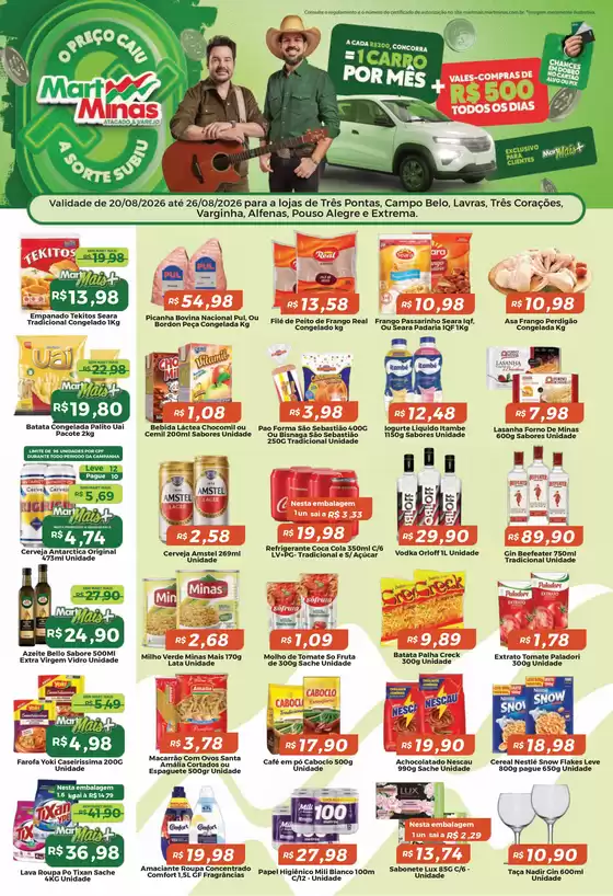 Catálogo Mart Minas | Ampla seleção de ofertas | 2026-08-20T00:00:00.000Z - 2026-08-26T00:00:00.000Z