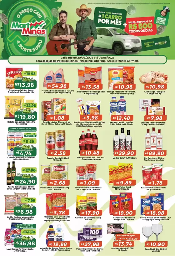 Catálogo Mart Minas | 253 Patos de Minas Patrocinio Uberaba AraxaMonte Carmelo 23 | 2026-08-20T00:00:00.000Z - 2026-08-26T00:00:00.000Z