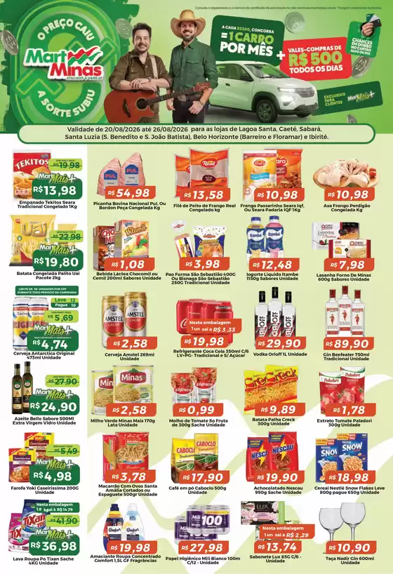 Catálogo Mart Minas | Ofertas para caçadores de pechinchas | 2026-08-20T00:00:00.000Z - 2026-08-26T00:00:00.000Z