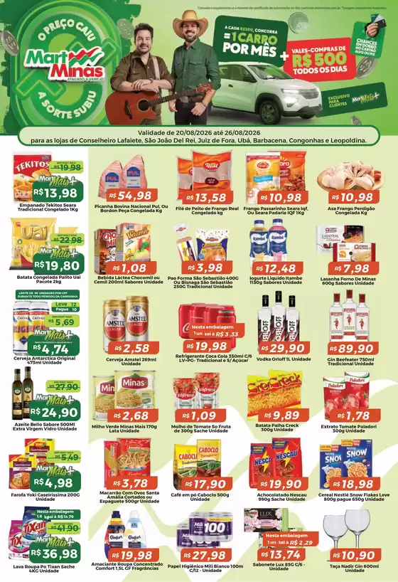 Catálogo Mart Minas | Pechinchas e ofertas atuais | 2026-08-20T00:00:00.000Z - 2026-08-26T00:00:00.000Z