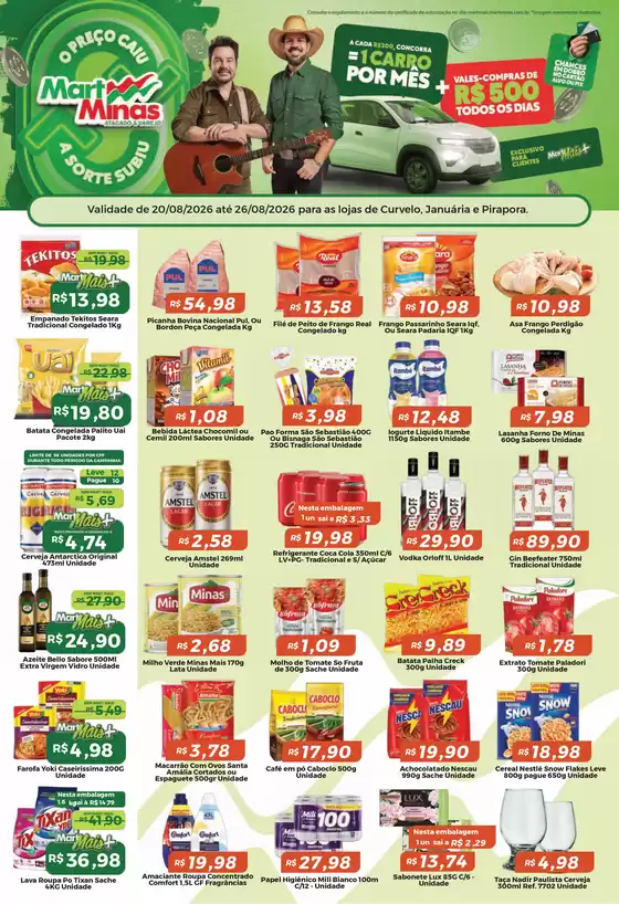 Catálogo Mart Minas | 287 CurveloJanuariaPirapora 23 | 2026-08-20T00:00:00.000Z - 2026-08-26T00:00:00.000Z