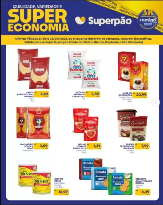Catálogo Superpão em Paripiranga | Ofertas | 2026-08-21T00:00:00.000Z - 2026-08-23T00:00:00.000Z